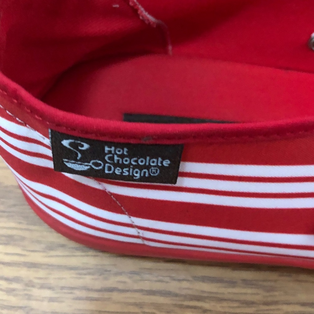 Hot Chocolate Popcorn Mary Janes Red Novelty Flats size 38 (US Size 8) - Picture 4 of 9
